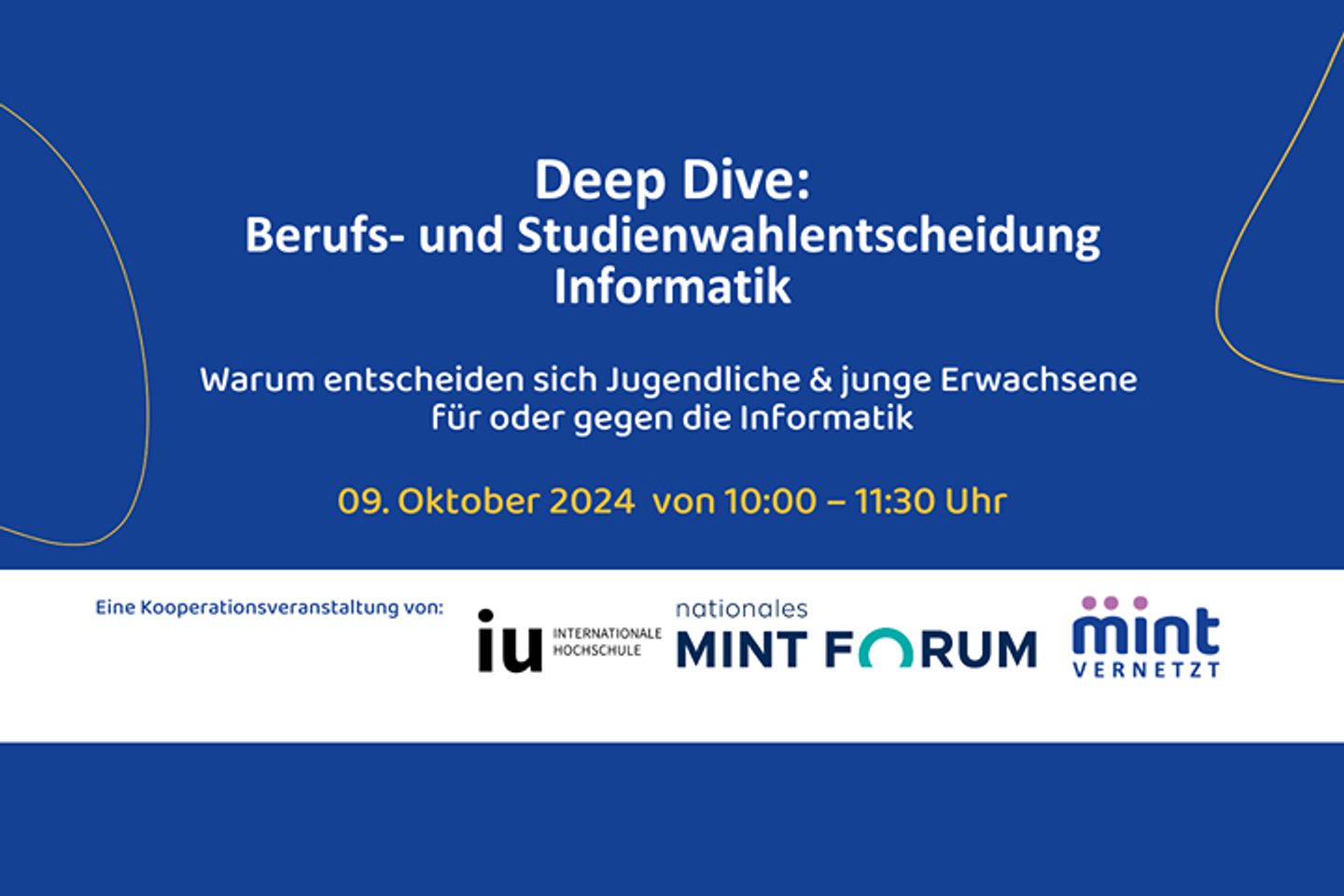 Deep Dive: Berufs- und Studienwahlentscheidung Informatik