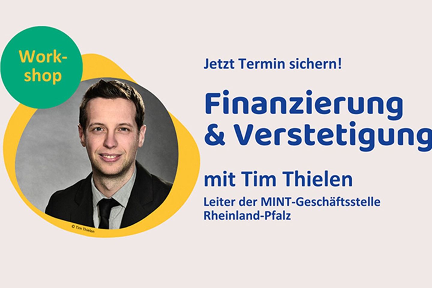 Regionale Finanzierung und Verstetigung von MINT-Initiativen