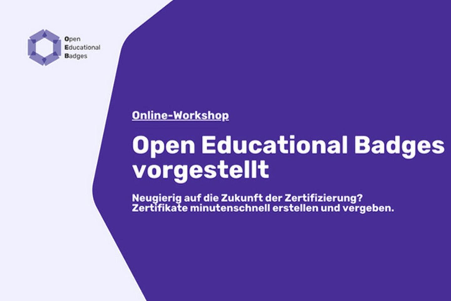 Neugierig auf die Zukunft der Zertifizierung? Zertifikate minutenschnell erstellen und vergeben.